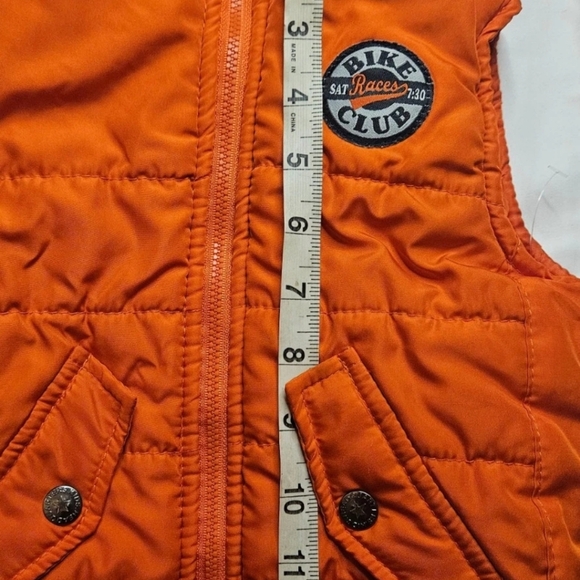 Kids Headquarters Boys Bright Orange Vest With Full Zipper Size 18 Months - Picture 10 of 10